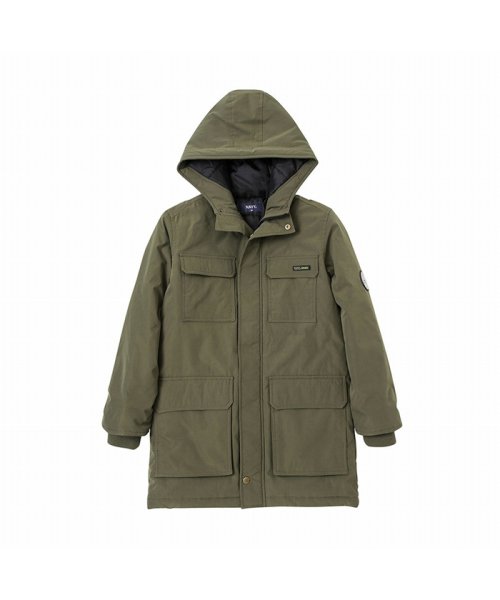 MAC HOUSE(kid's)(マックハウス（キッズ）)/NAVY ネイビー ミリタリーコート NV－B670－8715/カーキ