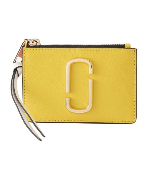  Marc Jacobs(マークジェイコブス)/【MARC JACOBS(マークジェイコブス)】MARC JACOBS Snapshot Top Zip Multi Wallet/イエロー