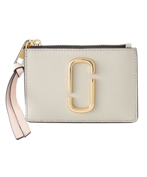  Marc Jacobs(マークジェイコブス)/【MARC JACOBS(マークジェイコブス)】MARC JACOBS Snapshot Top Zip Multi Wallet/ベージュ