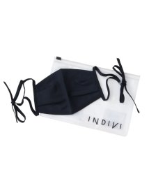INDIVI(インディヴィ)/【抗ウィルス性】デザインマスク/ネイビー（093）