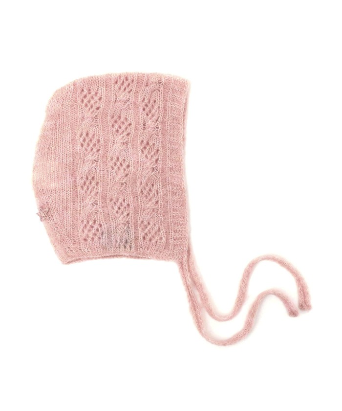 セール】tocoto vintage:Open－work ribbed knit bonnet(503683422 ...