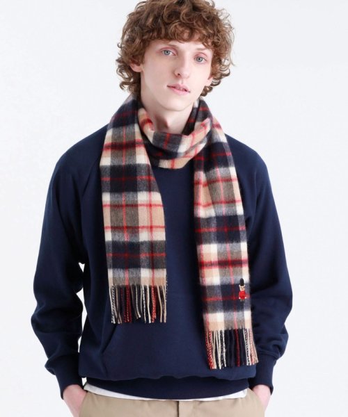 Buckingham Bear タータンチェック洗えるカシミヤマフラー メンズファッション 阪急百貨店公式通販 阪急 Men S Online Store