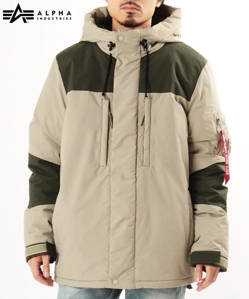 ALPHA INDUSTRIES(アルファインダストリーズ)/【ALPHA】 アルファ AVALANCHE プリマロフト パーカー /サンドベージュ