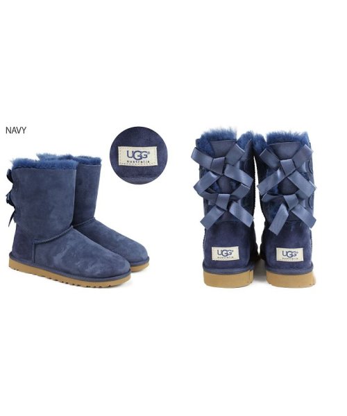 UGG(UGG)/UGG アグ ムートンブーツ ベイリーボウ 2 レディース WOMENS BAILEY BOW II 1002954 1016225/ネイビー