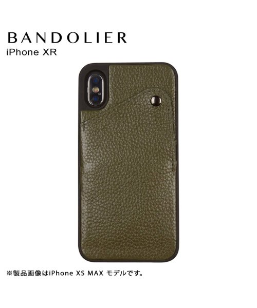 BANDOLIER(バンドリヤー)/BANDOLIER バンドリヤー iPhone XR ケース スマホ 携帯 アイフォン レザー ALEX GREEN メンズ レディース グリーン/その他