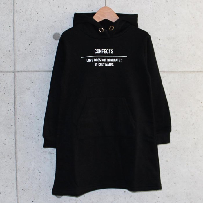 240 43 キッズ 子供服 ワンピース パーカー プルオーバー 女の子 ガールズ プリント 裏起毛 ネクストウォール Next Wall Magaseek