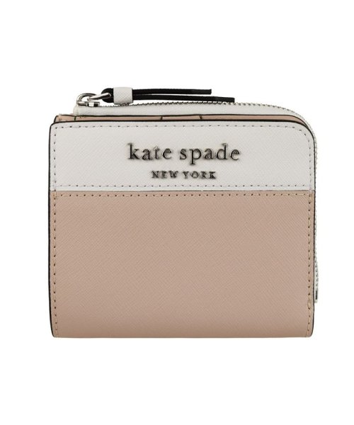 kate spade new york(ケイトスペードニューヨーク)/【kate spade new york(ケイトスペード)】katespade ケイト cameron bifold wallet/ベージュ
