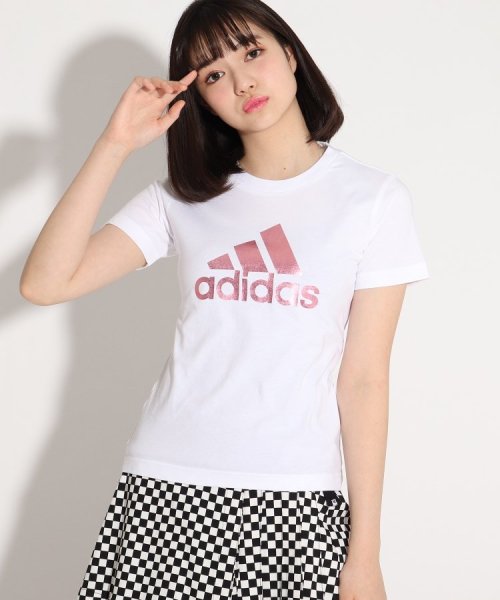 セール Adidas アディダス ロゴtシャツ ピンク ラテ Pink Latte Magaseek