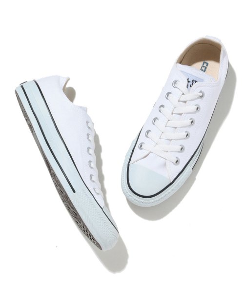 VIS(ビス)/【CONVERSE】CANVAS ALL STAR COLOR OX スニーカー/ホワイト（10）