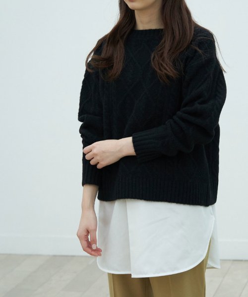セール インナーセットケーブルニットプルオーバー ロペピクニック Rope Picnic Magaseek