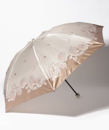 LANVIN Collection(umbrella)(ランバンコレクション（傘）)/LANVIN COLLECTION 折りたたみ傘 ”ライン ローズ”/ベージュ