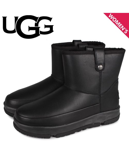 UGG(UGG)/UGG アグ ブーツ クラシック ウェザー ミニ レディース CLASSIC WEATHER MINI ブラック 黒 1116097/ブラック