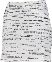 Munsingwear(マンシングウェア)/総柄プリントストレッチスカート（42cm丈/インナーパンツ付き）【アウトレット】/ホワイト系 