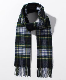 Johnstons(ジョンストンズ)/【JOHNSTONS】Tartan Scarf　マフラー　WD000033/グリーンホワイト