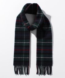 Johnstons(ジョンストンズ)/【JOHNSTONS】Tartan Scarf　マフラー　WD000033/ネイビー