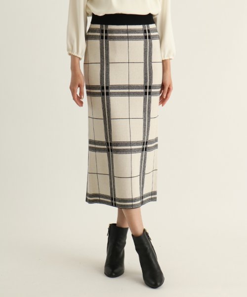 セール 30 Off Fennel フェンネル モノクロチェックニットスカート スコットクラブ Scotclub Magaseek セール 30 Off Fennel フェンネル モノクロチェックニットスカート スコットクラブ Scotclub Magaseek