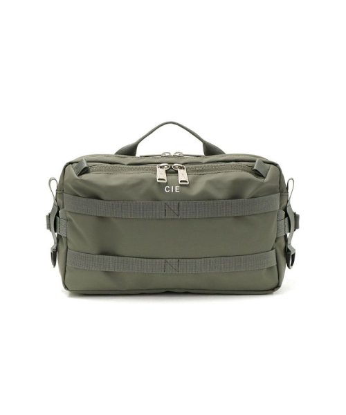 CIE(シー)/CIE ボディバッグ シー GRID3 2WAY SLING BAG ショルダーバッグ 斜めがけ 2WAY アウトドア 軽量 撥水 A5 日本製 032057/カーキ