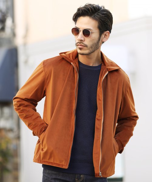 ベロアスウィングトップ スウィングトップ ブルゾン メンズ ジャケット アウター ジギーズショップ Jiggys Shop Magaseek