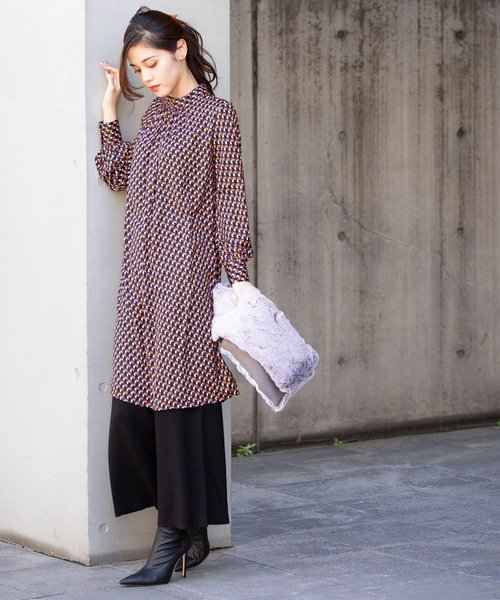 トゥッカーノプリント長袖ワンピース レディースファッション 阪急百貨店公式通販 Hankyu Fashion