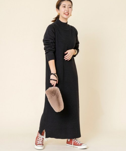 セール カタアゼハイネックニットワンピース コーエン Coen Magaseek