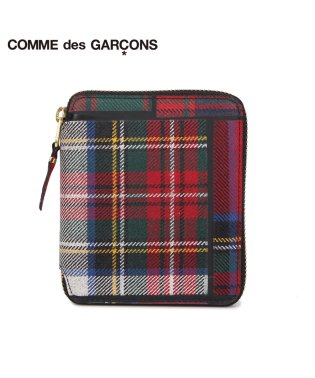 COMME des GARCONS/コムデギャルソン COMME des GARCONS 財布 二つ折り メンズ レディース ラウンドファスナー 本革 タータンチェック TARTAN PATCHW/503008253