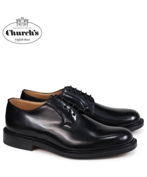 クーポン開催中 チャーチ Churchs 靴 シャノン プレーントゥ シューズ メンズ Shannon Polished Binder Eeb001 ブラック チャーチ Churchs Magaseek