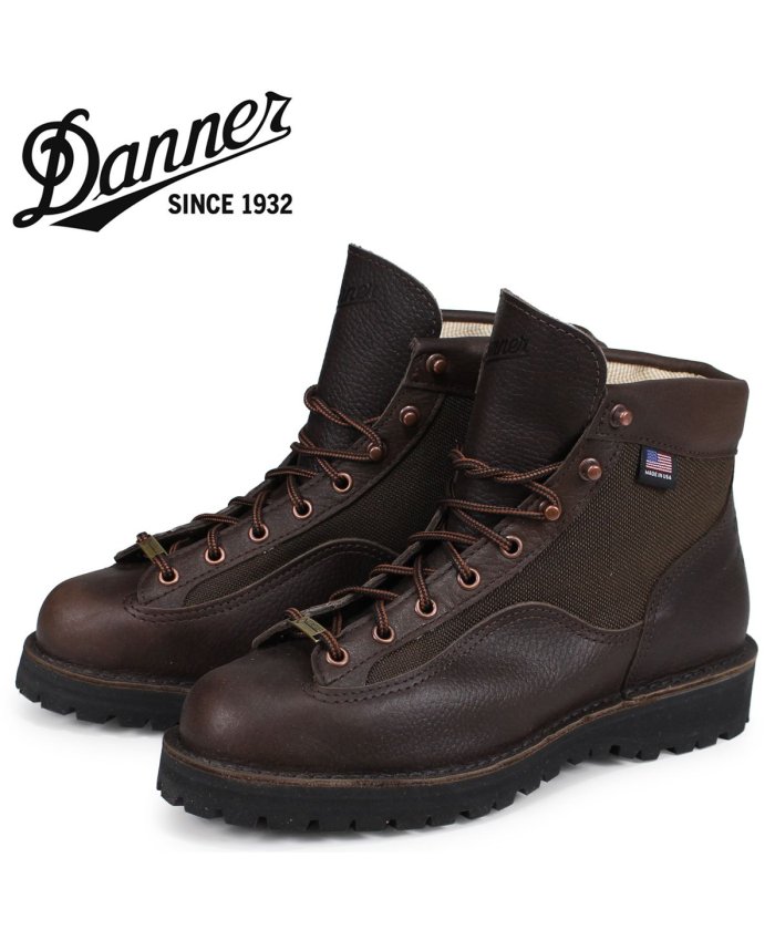 ダナー Danner ダナーライト2 ブーツ メンズ Danner Light 2 Dワイズ Made In Usa ダークブラウン 330 ダナー Danner Magaseek