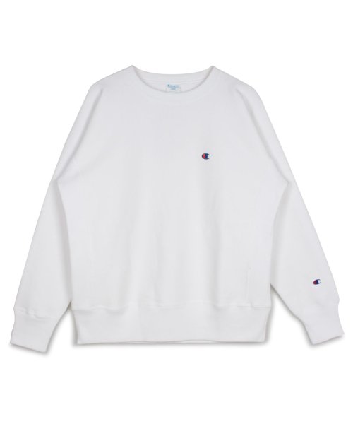 CHAMPION(チャンピオン)/チャンピオン Champion リバースウィーブ トレーナー スウェット プルオーバー メンズ レディース REVERSE WEAVE CREW NECK SW/ホワイト