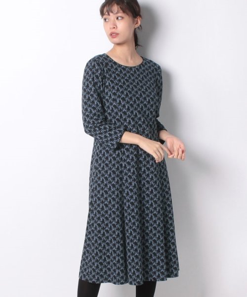 セール 千鳥格子柄ワンピ ス レリアン Leilian Magaseek