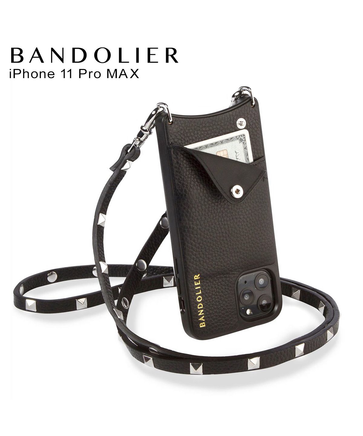 BANDOLIER バンドリヤー サラ シルバー iPhone11 Pro MAX ケース スマホ 携帯 ショルダー アイフォン メンズ レディース  SARAH