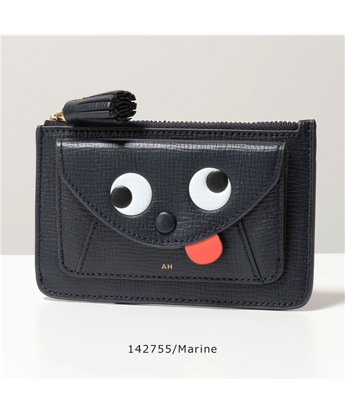 【ANYA HINDMARCH(アニヤハインドマーチ)】Envelope Zipped Card Case フラグメントケース カードケース ミニ財布  レザー