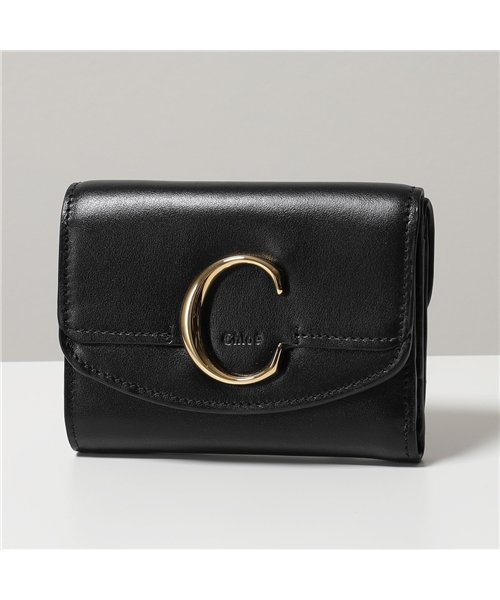 セール Chloe クロエ Chc19wp0a37 Chloe C クロエシー スモールトリフォールド レザー 三つ折り財布 ミニ財布 豆財布 クロエ Chloe Magaseek