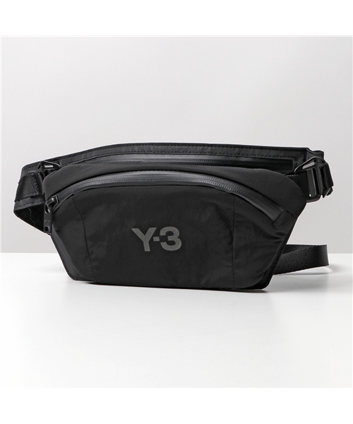 【Y－3(ワイスリー)】GK2088 CH1 REFLECTIVE BELT BAG 2WAY ボディバッグ ウエストポーチ ロゴ BLACK 鞄  メンズ