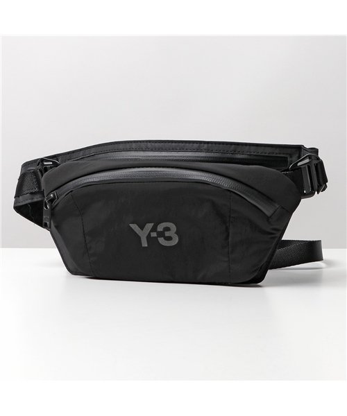 Y-3(ワイスリー)/【Y－3(ワイスリー)】GK2088 CH1 REFLECTIVE BELT BAG 2WAY ボディバッグ ウエストポーチ ロゴ BLACK 鞄 メンズ/ブラック