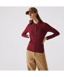 LACOSTE(ラコステ)/ストレッチポロシャツ（長袖）/ワインレッド