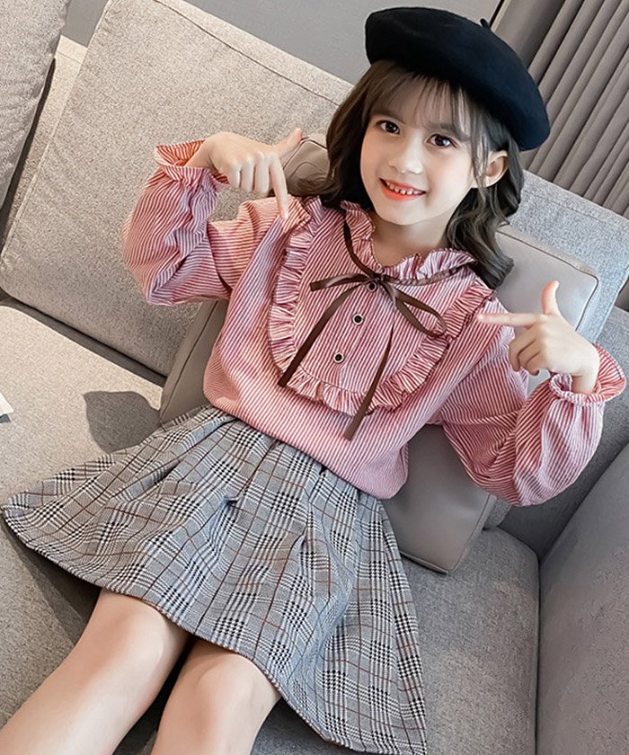 セール キッズ セットアップ 女の子 シャツ スカート 2点セット 長袖 おしゃれ カジュアル 秋冬 小学生 通学着 ミニチェック柄スカート ミニミニストア Miniministore Magaseek セール キッズ セットアップ 女の子 シャツ スカート 2点セット 長袖 おしゃれ カジュアル 秋冬 小学生 通学着 ミニチェック柄スカート ミニミニストア Miniministore Magaseek