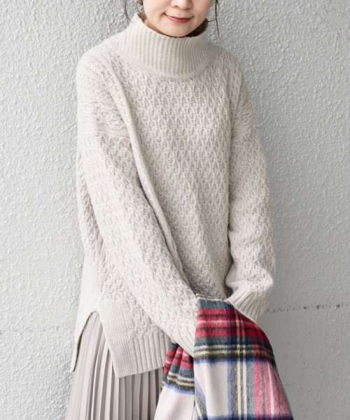 セール ウィンターケーブルハイネックプルオーバー シップス ウィメン Ships Women Magaseek