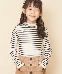 a.v.v(KID'S)(アー・ヴェ・ヴェキッズ)/[100－130]リブタートルニット[WEB限定サイズ]/ボーダー