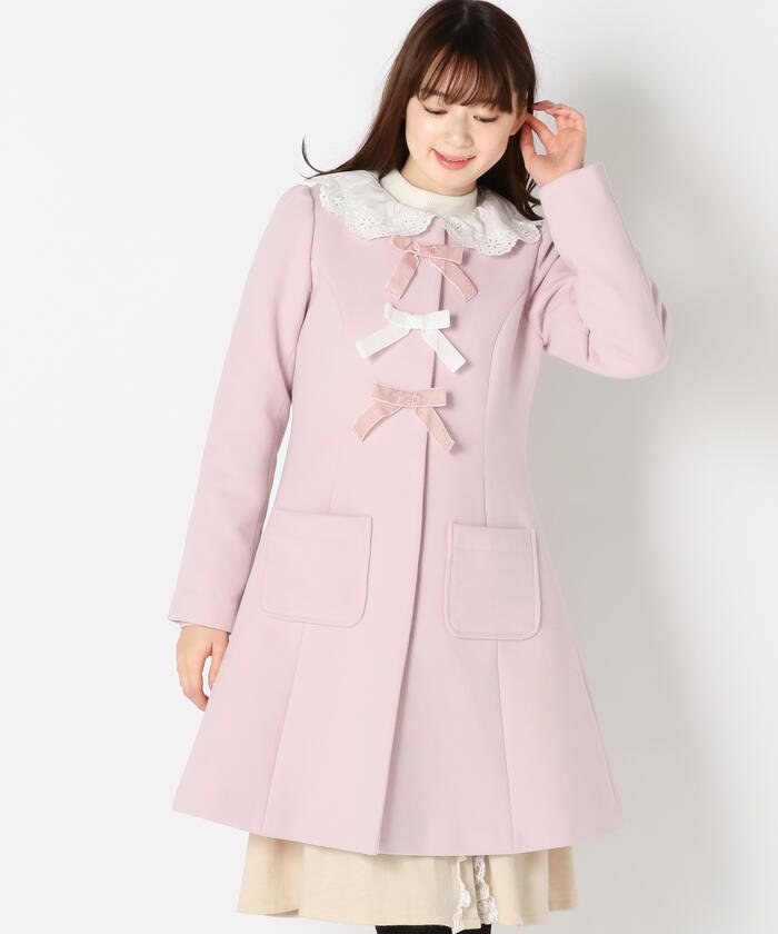 セール ルルレースカラーリボンコート ロディスポット Lodispotto Magaseek