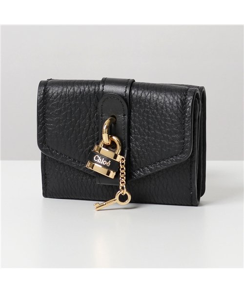Chloe クロエ Chc19wp312b71 001 Aby アビー レザー 三つ折り財布 ミニ財布 豆財布 Black レディース クロエ Chloe Magaseek