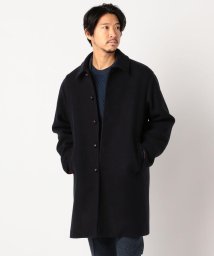 GLOSTER(GLOSTER)/Wool Blend Jersey ステンカラーコート/ダークネイビー