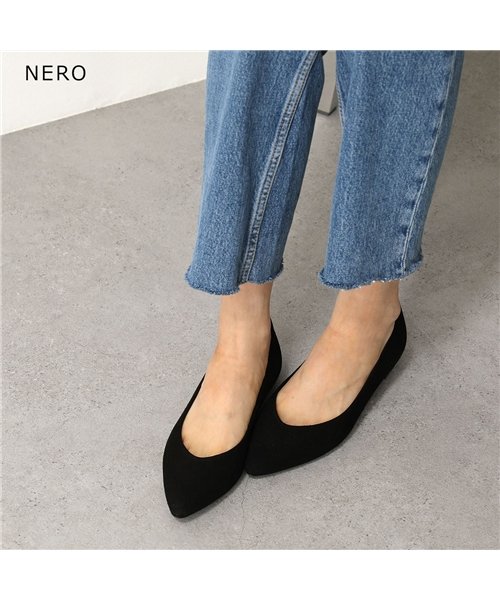 Fabio Rusconi ファビオルスコーニ F 2428 Amalfi スウェードレザー ポインテッドトゥ フラット パンプス 靴 レディース ファビオルスコーニ Fabio Rusconi Magaseek