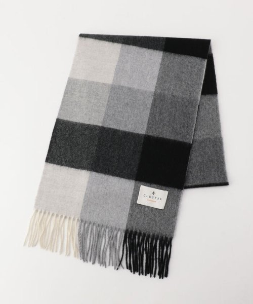 カシミヤ ブロック チェックマフラー Gloster Gloster Magaseek
