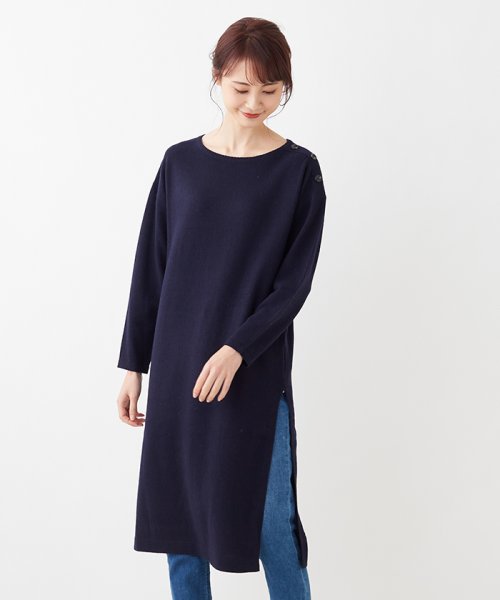 クーポン セール 47 Off サイドスリットニットワンピース アン レクレ En Recre Magaseek