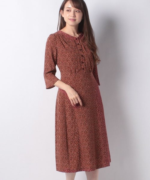 セール プリントレースアップワンピース カールパークレーン Karl Park Lane Magaseek