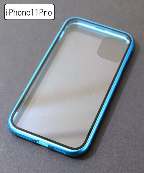 ninon(ニノン)/両面ガラスアイフォンケース　iPhone11&iPhone11pro&pro max/ブルー系2