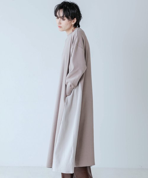 セール 2層起毛切替ワンピース ブージュルード Bou Jeloud Magaseek