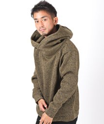 メランジボリュームネックパーカー パーカー メンズ ニット メランジ ラグスタイル Luxstyle Magaseek
