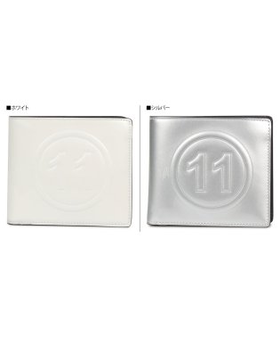 MAISON MARGIELA/メゾンマルジェラ MAISON MARGIELA 財布 二つ折り メンズ レディース BI－FOLD WALLET レザー ホワイト シルバー 白 S35UI0/503017220