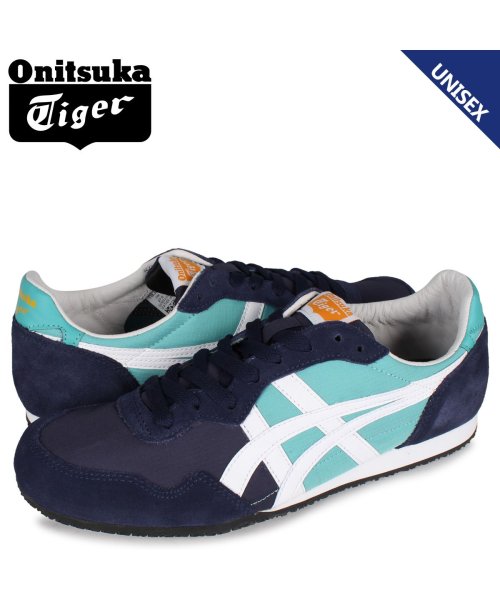 オニツカタイガー Onitsuka Tiger セラーノ スニーカー メンズ レディース Serrano ブルー 11b3 300 8 12 新入荷 オニツカタイガー Onitsukatiger Magaseek